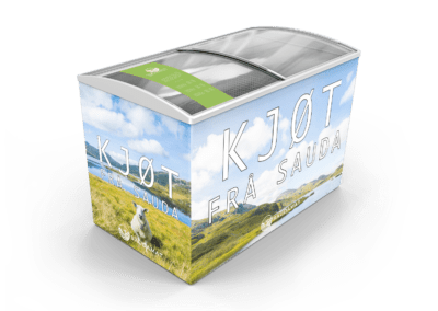 Mockup av Foliering for Saudamat