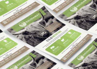 Mockup av plakat for Saudamat